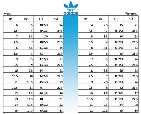 adidas weightlifting shoes size chart